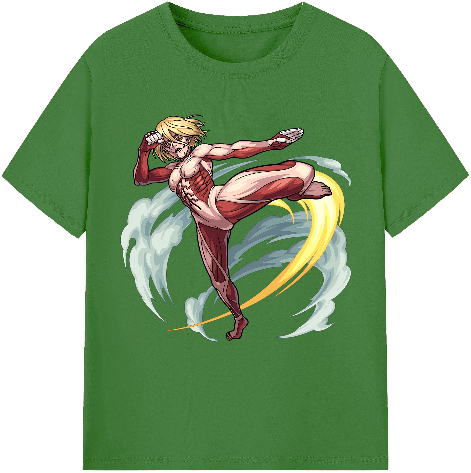 （画像用） 進撃の巨人 Attack on Titan レディースカジュアルプリントTシャツ（綿100％）